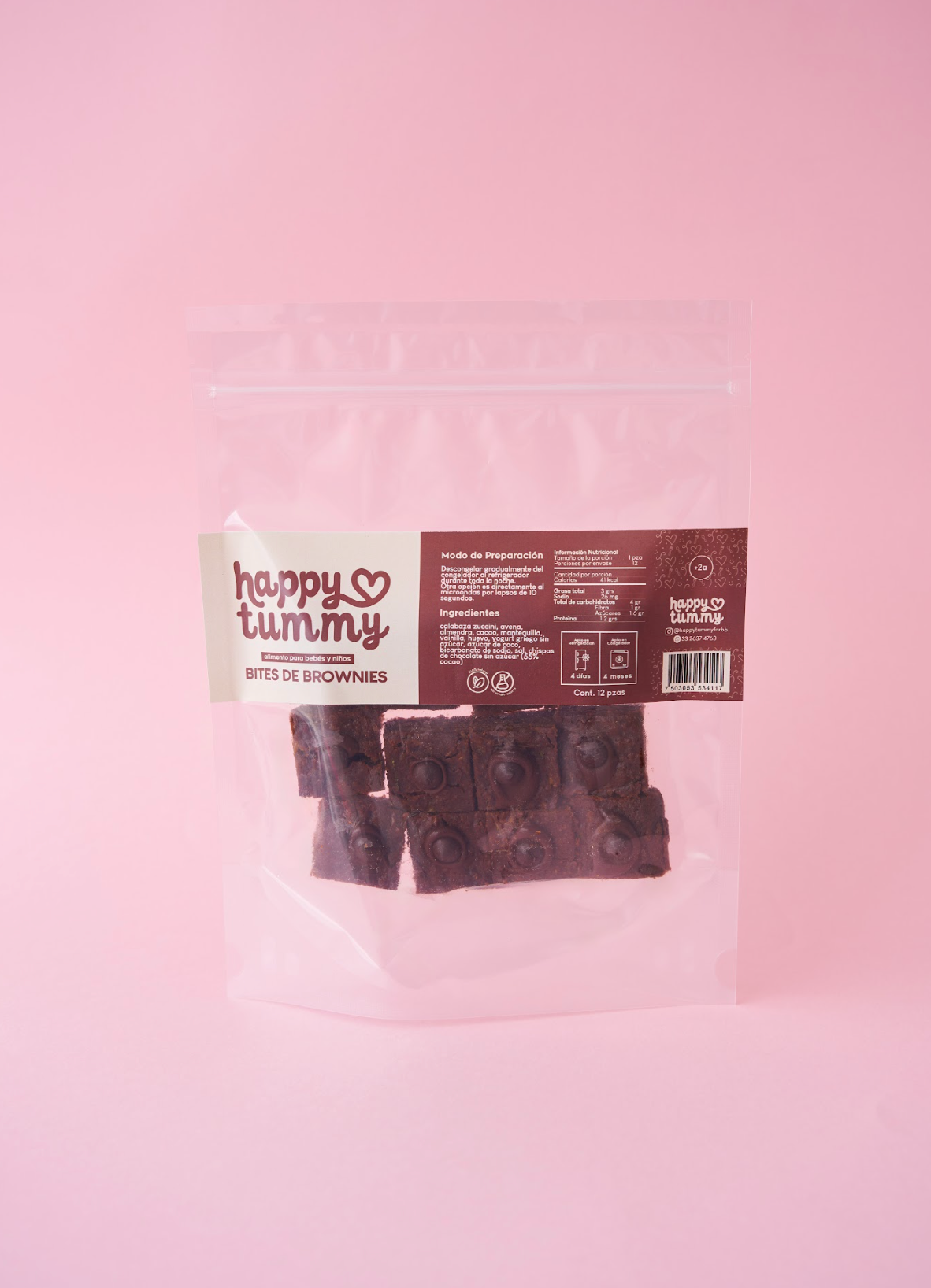 Bites de brownies -caja