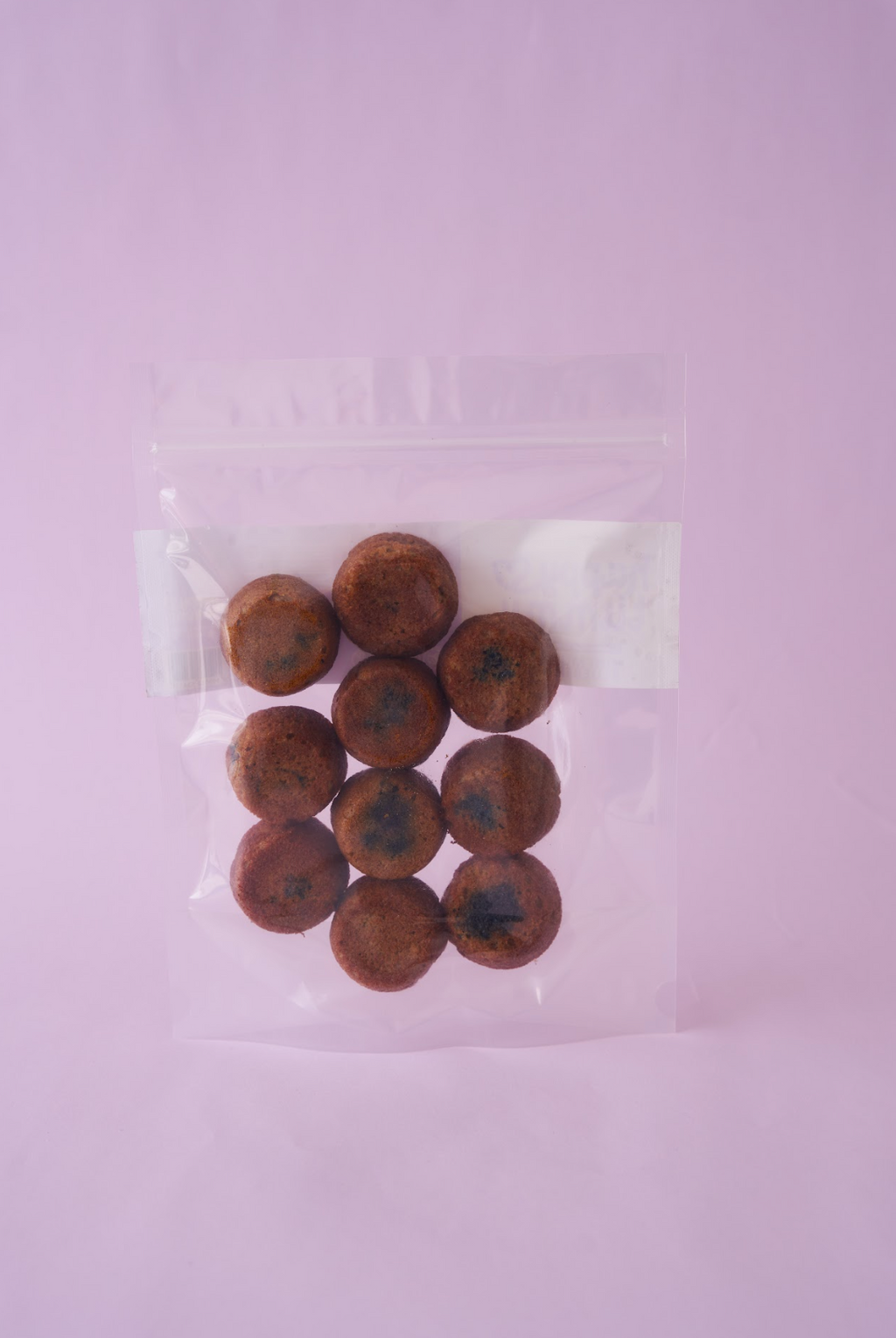 Mini muffins de blueberries