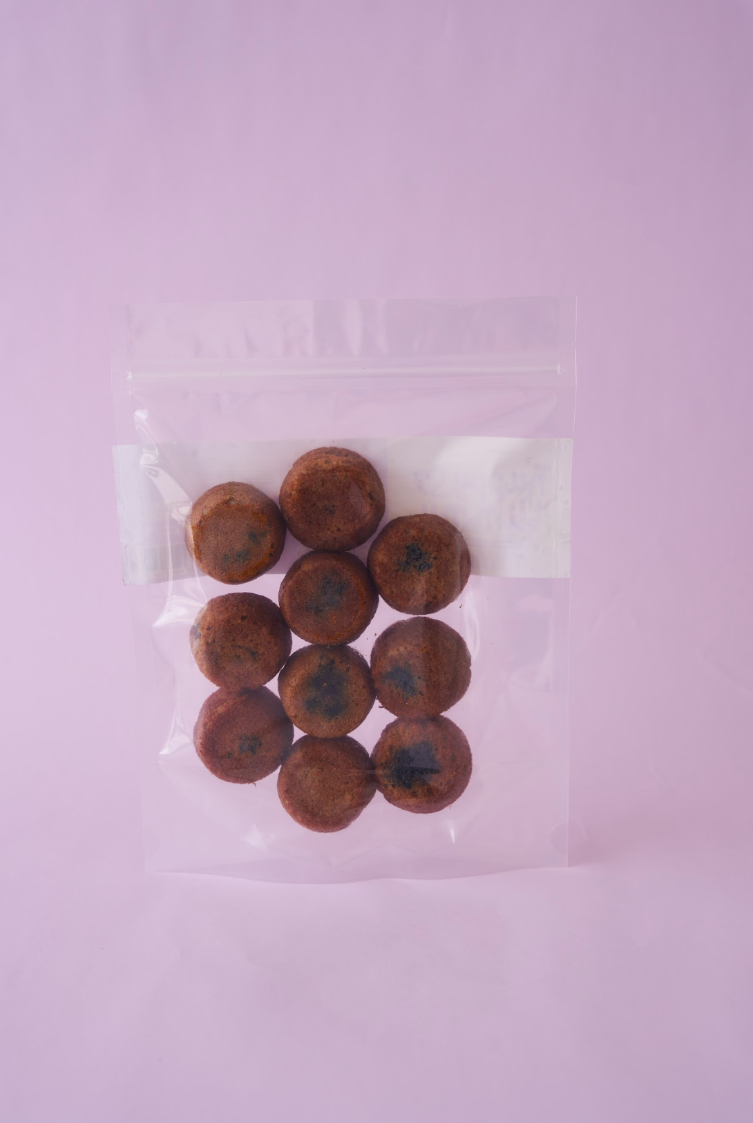 Mini muffins de blueberries -caja