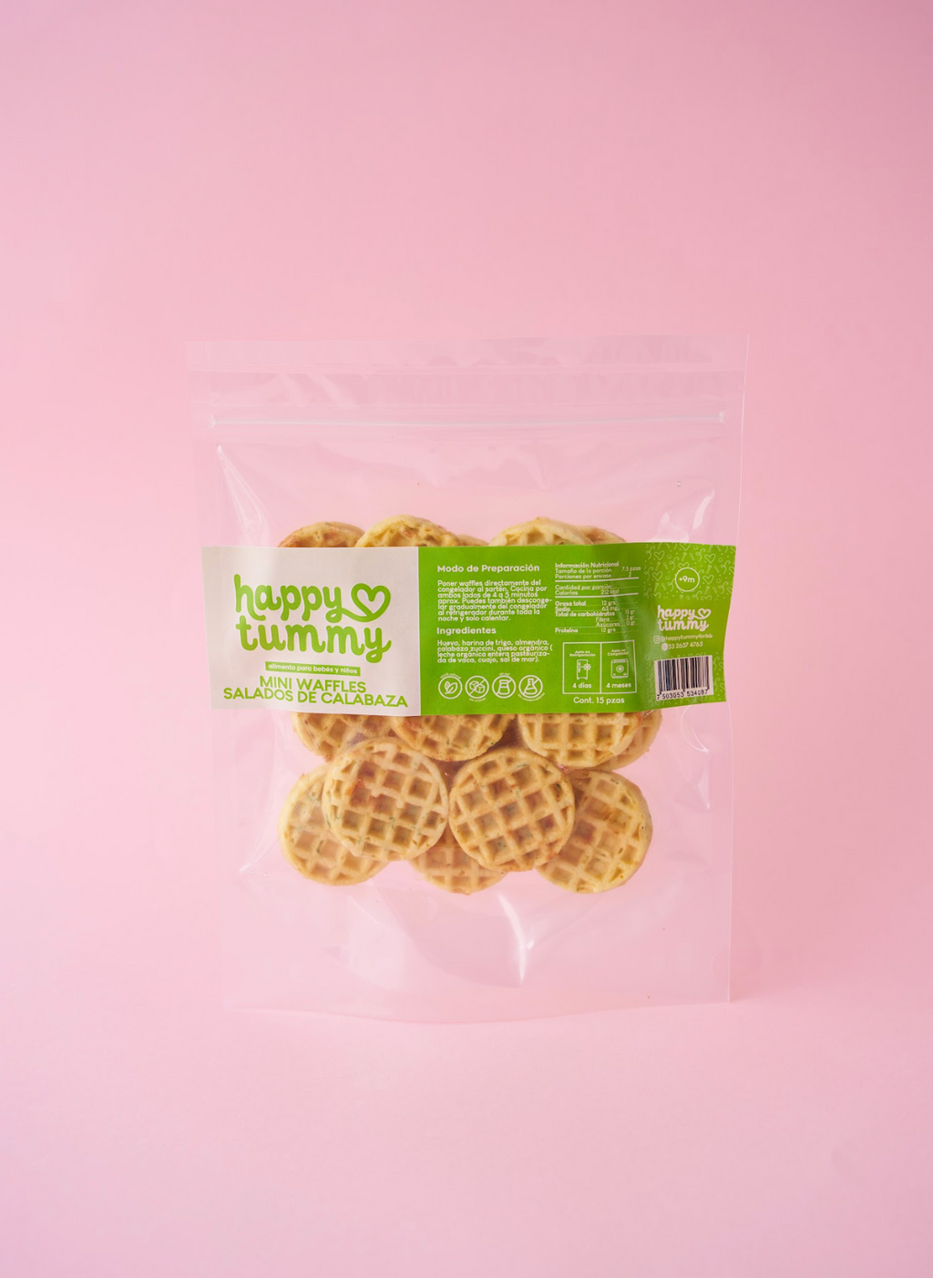 Mini waffles de zuccini