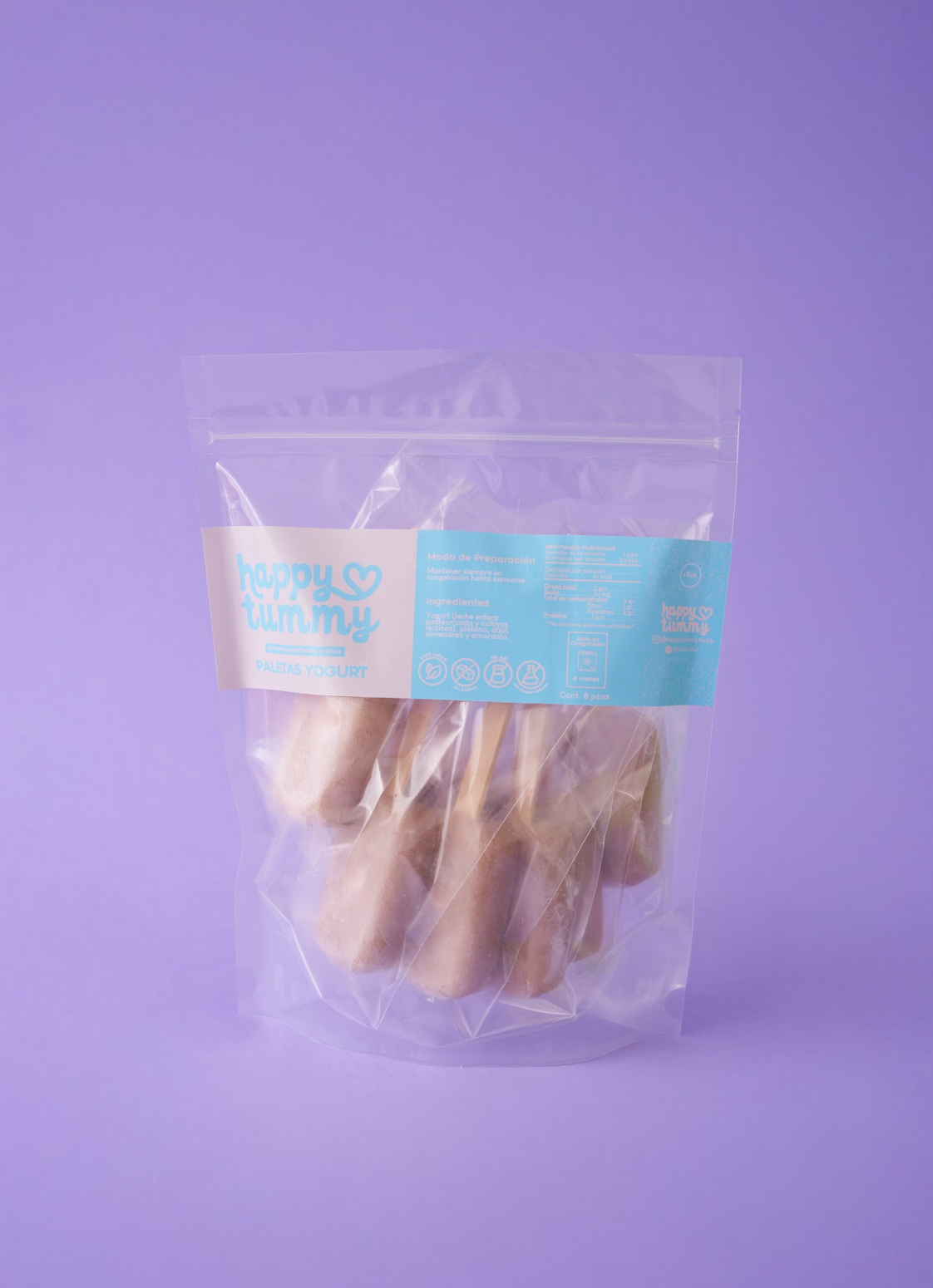 Paletas de yogurt